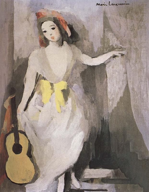 Marie Laurencin Takeing the guitar-s girl china oil painting image